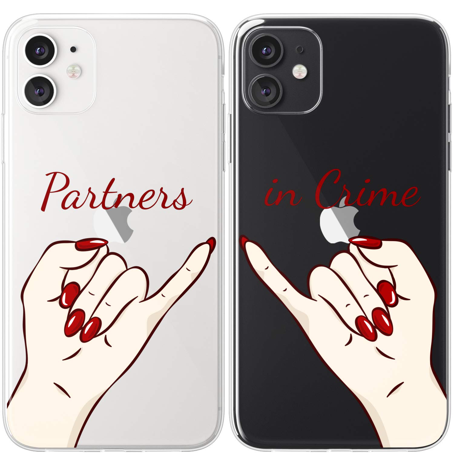 Best Cute Pinky Promise BFFs Matching Phone Cases for iPhone 15 Pro Max/14 Plus/13/12 Mini/11/SE/XS/XR/8/7 - Best Friend Gift for Sisters, Birthday Present, Girly Design for Besties & Partners in Crime (Perfect for Girls' Day Out, Sleepovers & Friendship Celebrations)