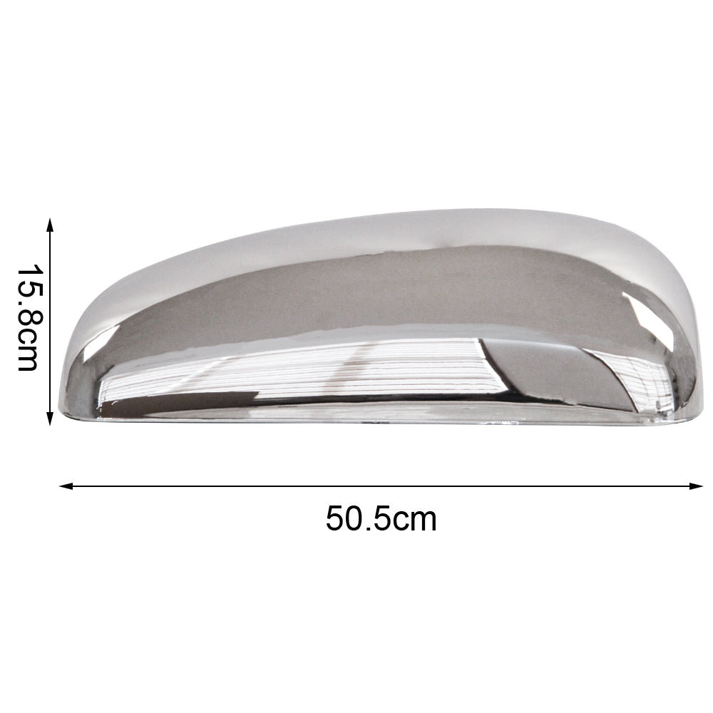 Chrome Door Mirror Covers for Kenworth T660 T370 T440 T470 T800 T600 Trucks - Left & Right Side Mirror Covers (Driver & Passenger) - Durable Replacement Parts for Improved Visibility & Style