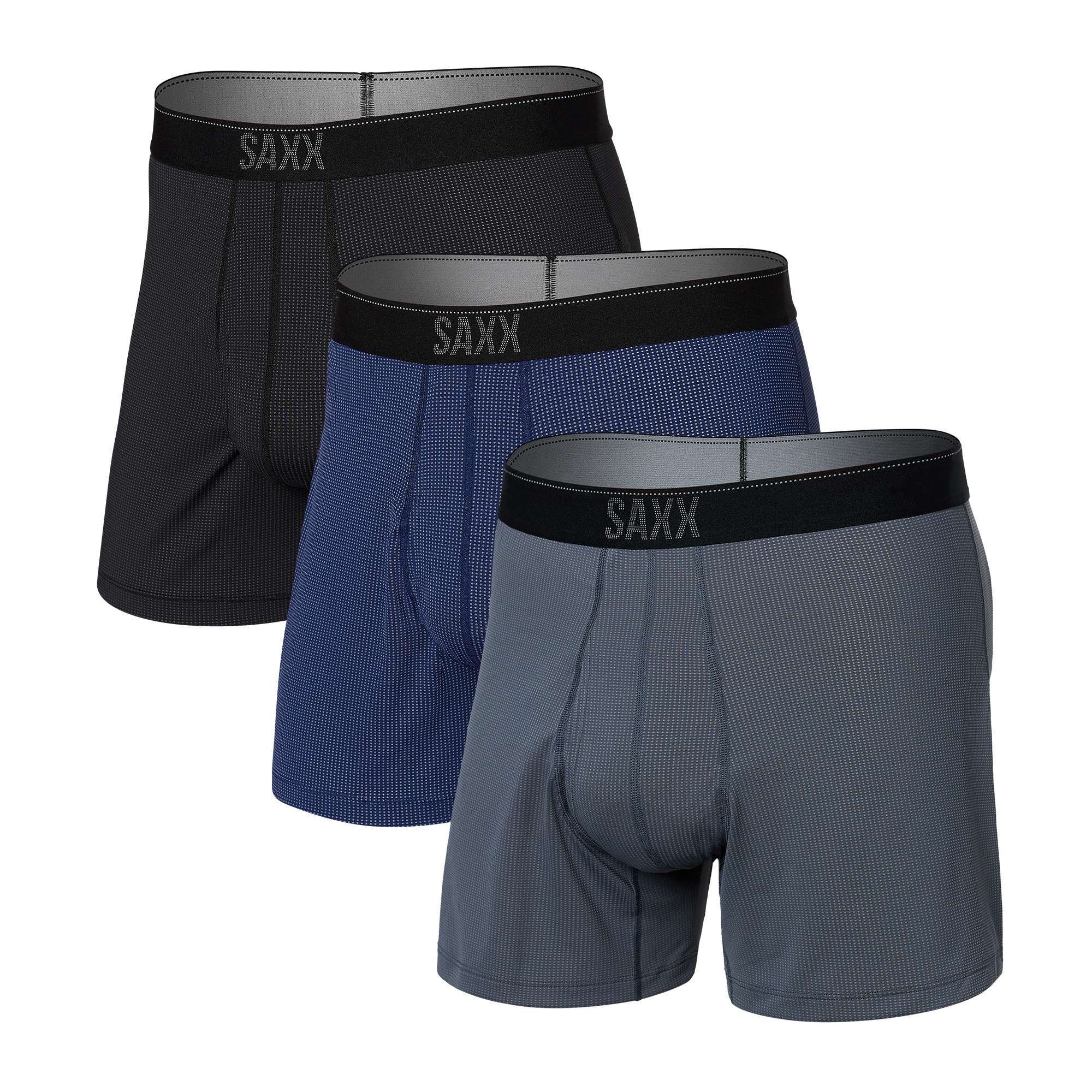 Quest Quick Dry Mesh Shirt (3 Pack) - Moisture Wicking, Breathable & Lightweight for Gym, Running & Outdoor Activities