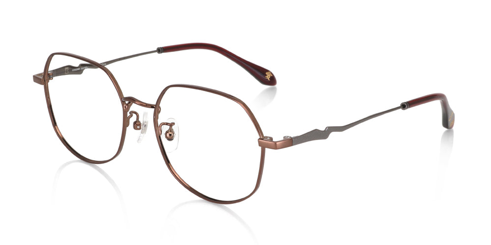 JINS x NARUTO GAARA Model Dark Brown Anime Sunglasses - Stylish Cosplay Eyewear for Anime Fans & Naruto Collectors (Perfect for Conventions, Cosplay Events & Daily Wear)