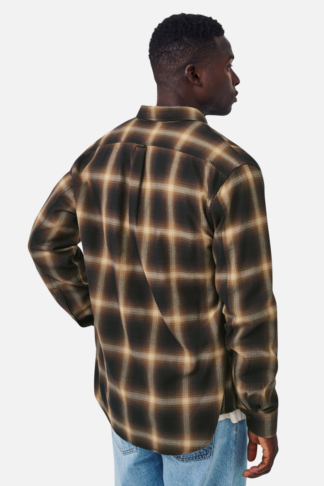 The Benson Long Sleeve Shirt - Black Marle | Premium Cotton Comfort for Casual & Business Wear