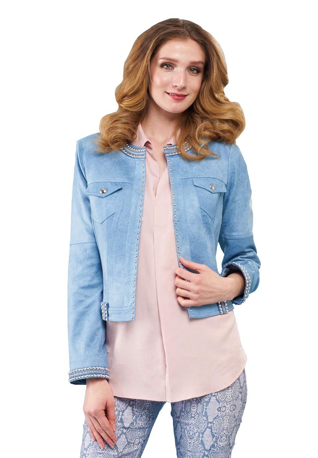 Stylish Women's Novelty Jacket - Trendy Fashion Outerwear for Casual Wear & Outdoor Activities