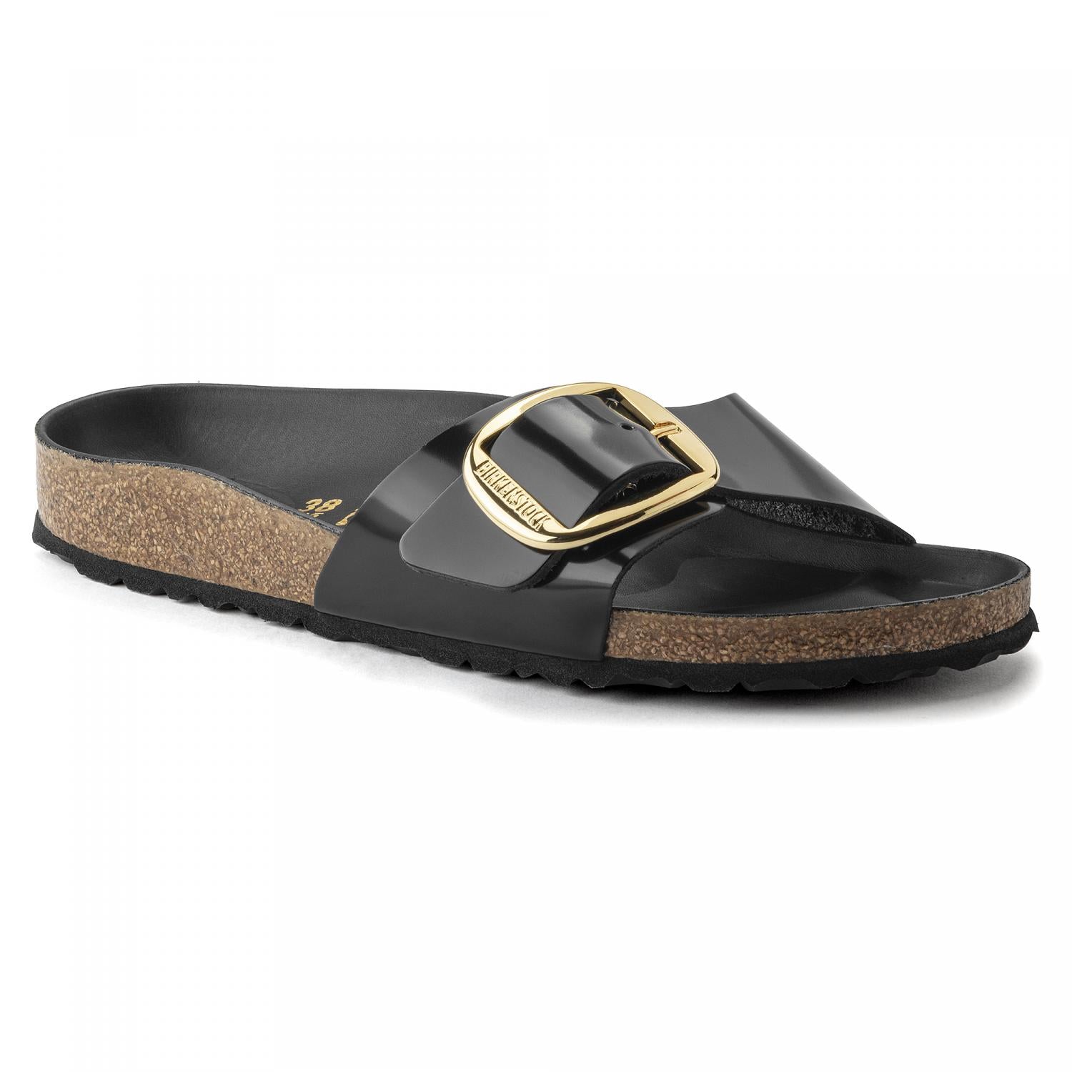 Madrid Big Buckle Sandals for Women - Comfortable Summer Slide Sandals with Adjustable Buckle | Perfect for Beach, Vacation & Casual Outfits