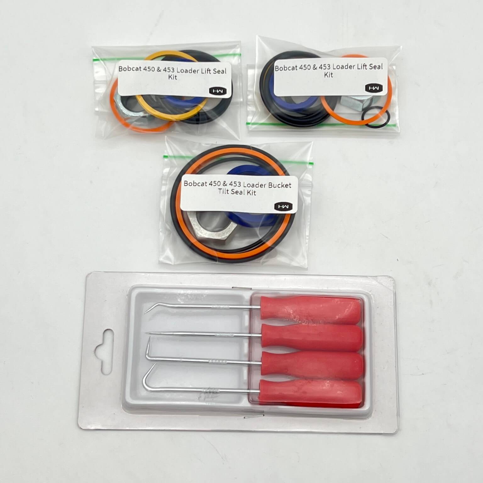Bobcat 450 & 453 Complete Machine Kit with Free O-Ring Pick Set - Heavy Duty Construction & Excavation Replacement Parts for Skid Steer Loaders