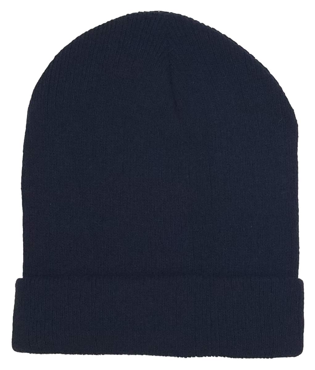 24 Pack Kids Beanies - Soft Thick Winter Knit Hats for Boys & Girls - Warm Cuffed Heat Insulating Bulk Hats for Cold Weather - Perfect for School, Outdoor Play & Winter Sports