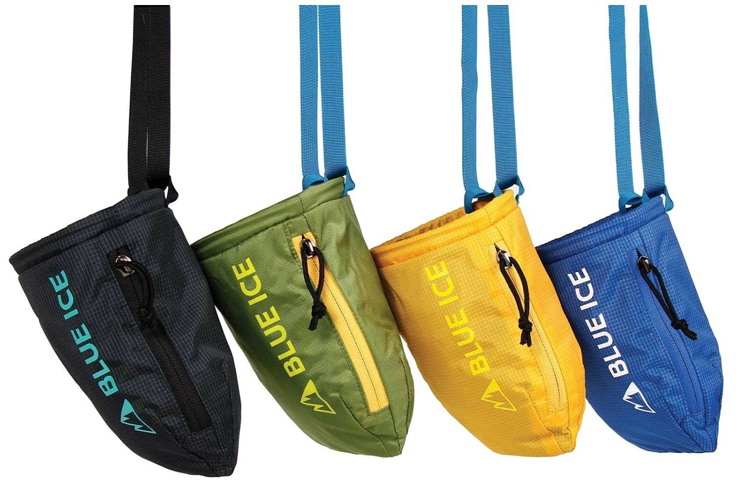 Premium Blue Ice Sender Chalk Bag for Rock Climbing - Lightweight & Durable Chalk Holder for Bouldering, Gym Training & Outdoor Adventures