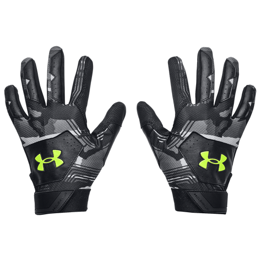 UA Clean Up 21 Culture Batting Glove - Black (1365468-001) | Baseball Training & Game Accessories for Men & Women | Perfect for Practice, Games & Sports Training