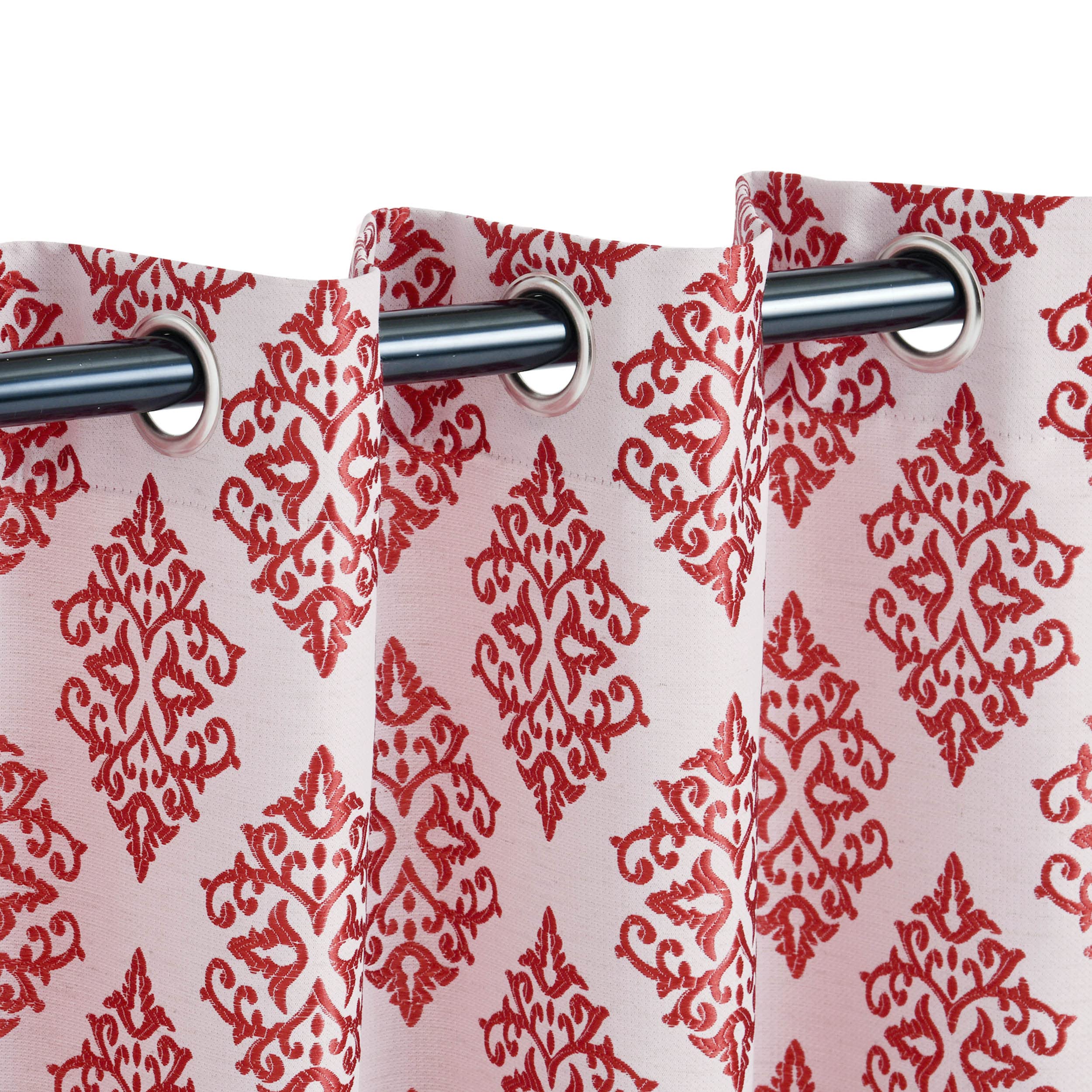 Luxury Jacquard Embroidered Curtains Set of 2 - 52