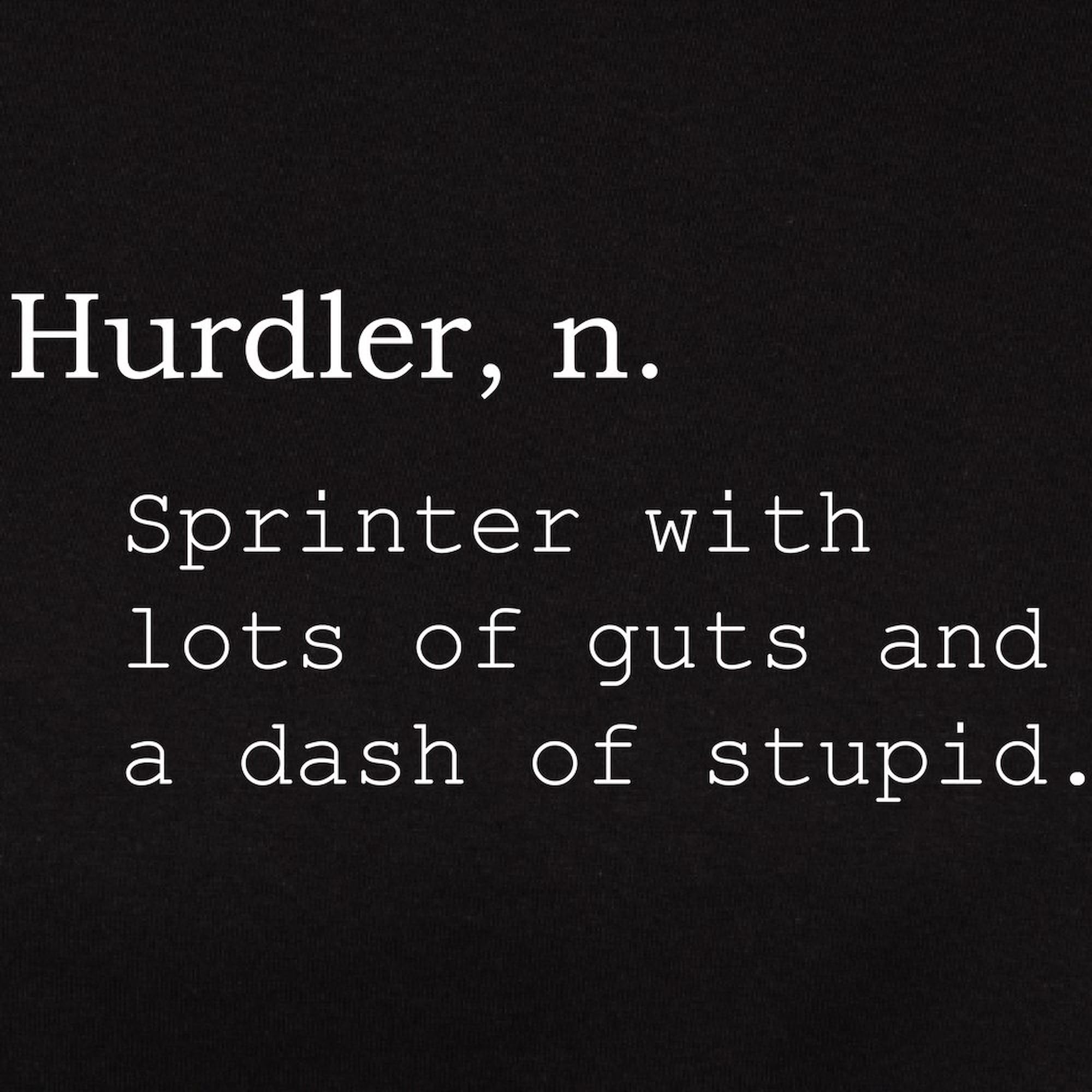 Hurdler Women's Dark Cotton T-Shirt - Comfortable & Stylish Casual Tee for Running, Workouts & Everyday Wear
