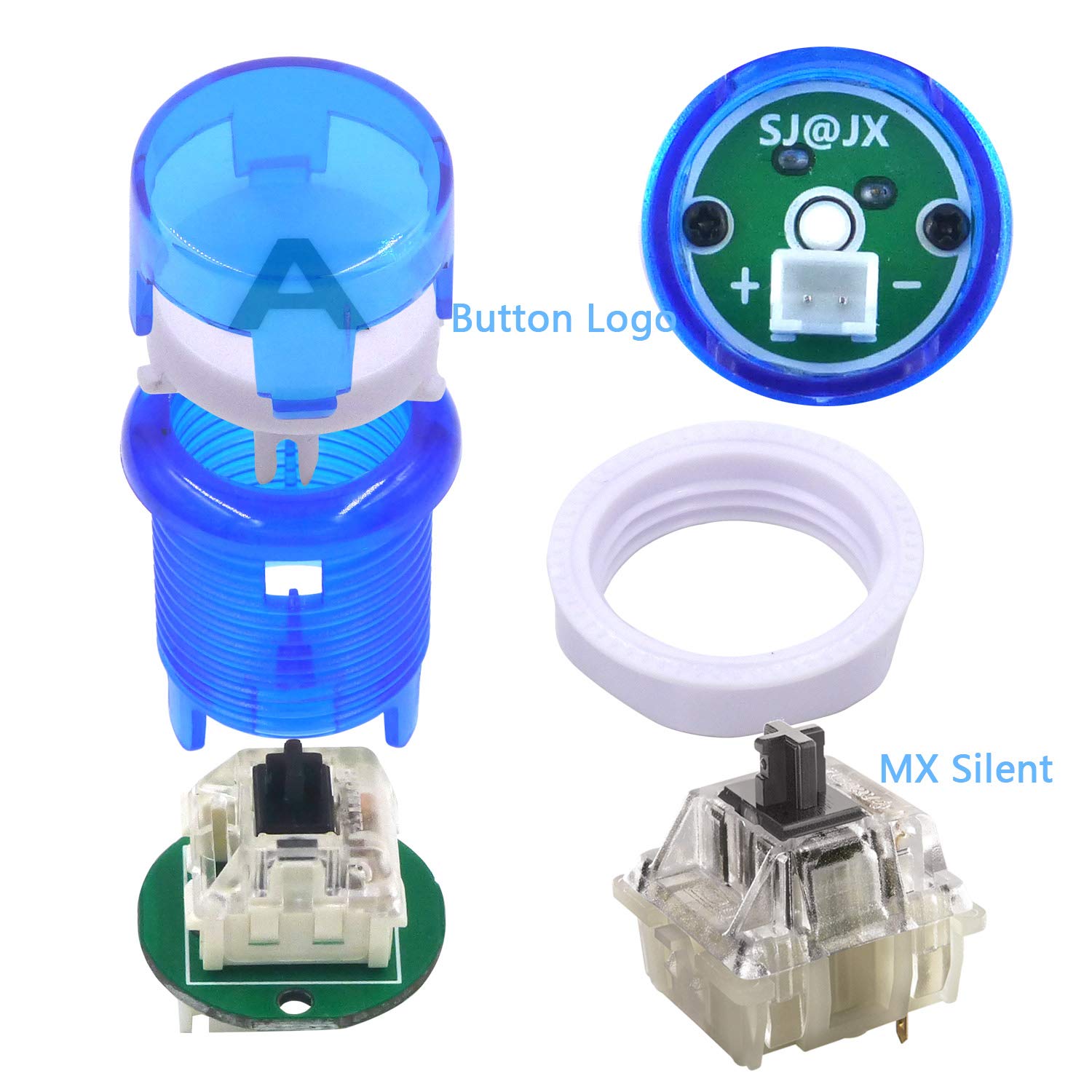 USB Arcade Game Controller - 2 Player Gamepad with Cherry MX Microswitch Buttons & 8-Way Joystick for Nintendo Switch, PC, PS3, Retropie, Raspberry Pi & MAME | Perfect for Home Arcades, Gaming Parties & Retro Gaming Enthusiasts