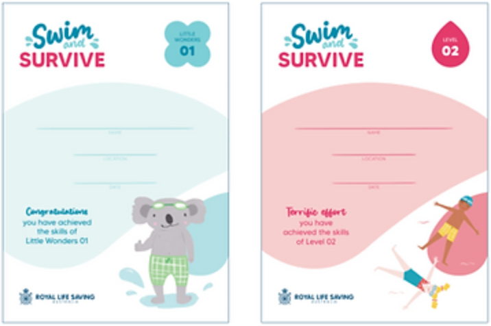 Swim & Survive Certificates - Official Water Safety Certification for Swimming Lessons & Lifeguard Training | Perfect for Swim Schools, Pools & Aquatic Centers