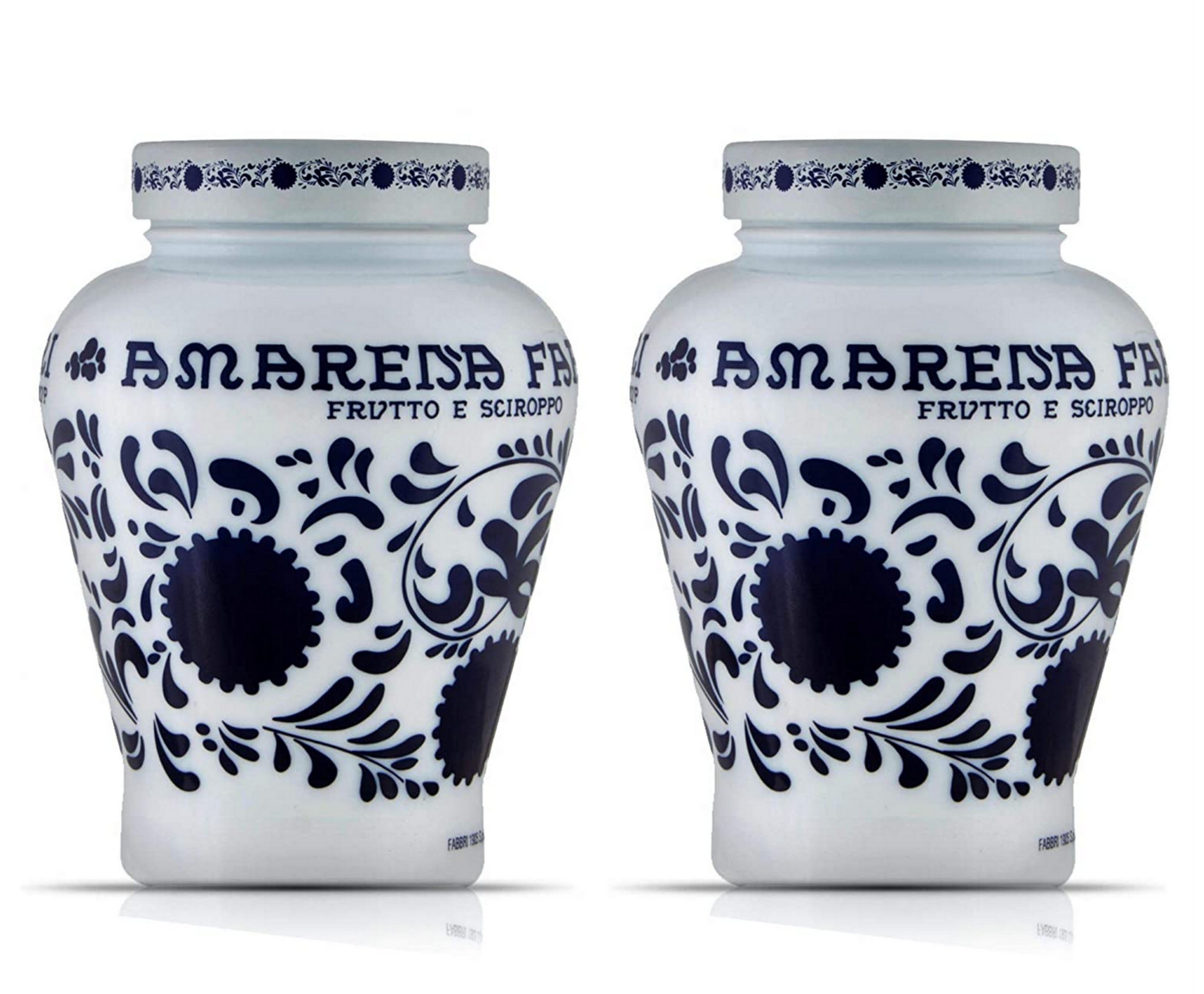 Premium Fabbri Amarena Cherries in Syrup - 21oz Jar (2-Pack) | Italian Gourmet Cherries for Desserts, Cocktails & Baking | Perfect for Ice Cream Toppings, Cakes & Drinks