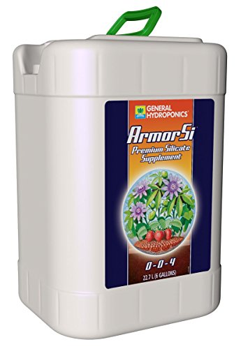 General Hydroponics Armor Si - Premium Silica Supplement for Plants (6 Gallon) | Enhances Growth, Strength & Resistance | Ideal for Hydroponics, Soil Gardening & Indoor Plant Care