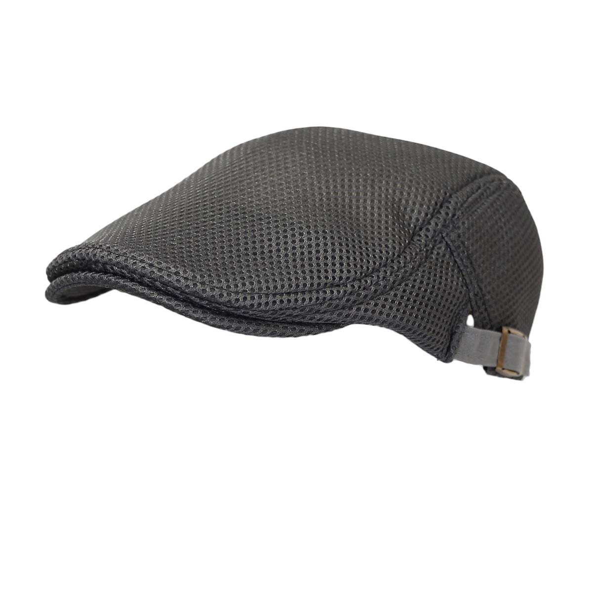 WITHMOONS Ivy Cap Summer Mesh Newsboy Irish Golf Hats for Men & Women - Breathable UV Protection Outdoor Sports & Casual Wear (TZ30046)