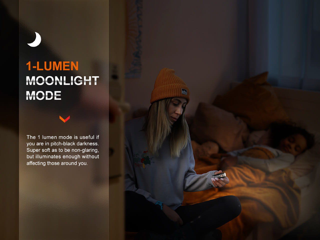 Fenix E18R V2 Rechargeable LED Flashlight - 1200 Lumens, USB-C, Compact EDC Light for Camping, Hiking & Emergency Use