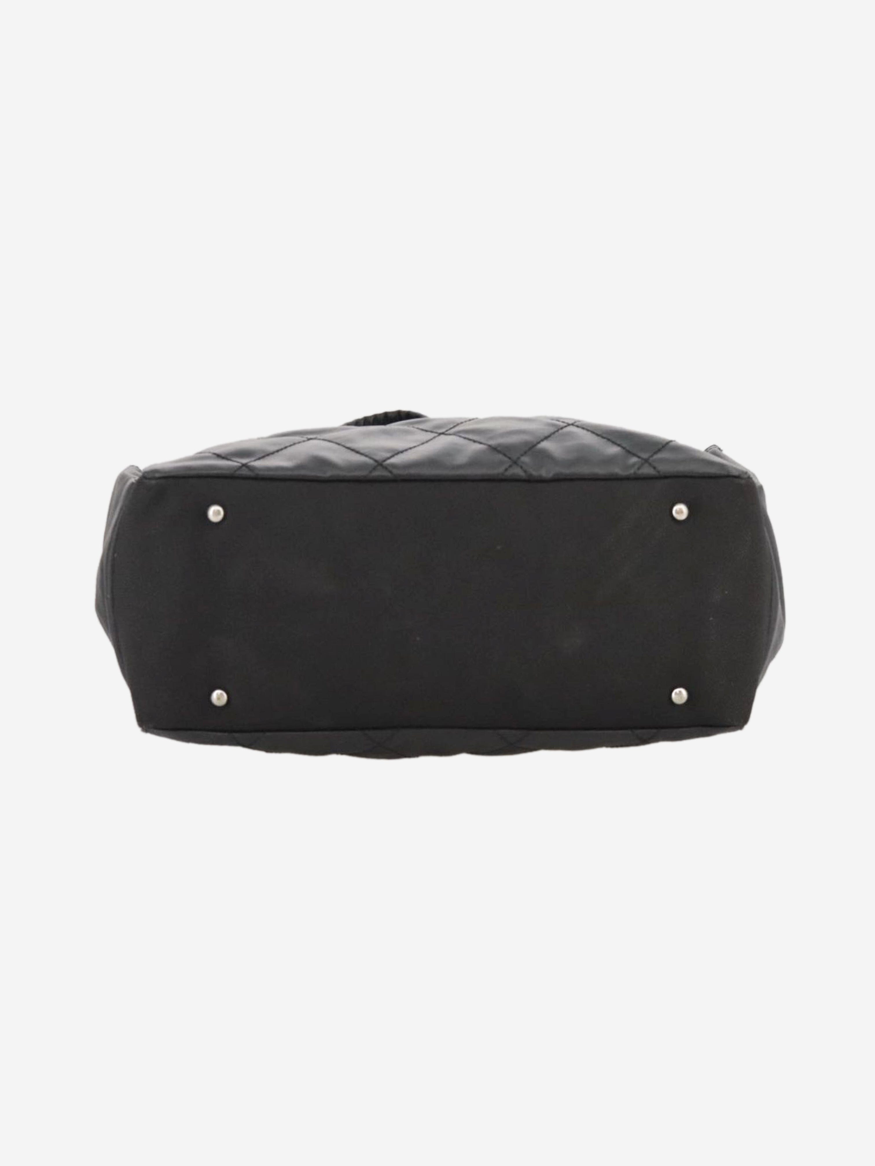 Luxury Black 2009 Paris Biarritz GM Tote Bag - Designer Handbag for Women, Spacious Travel & Work Tote, Perfect for Office, Shopping & Weekend Getaways