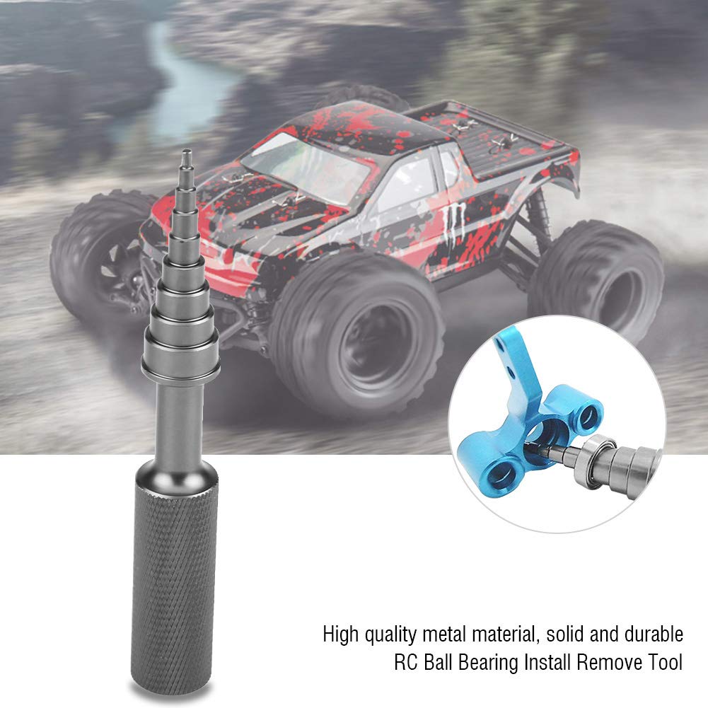 Best Ball Bearing Remover Tool Kit - Professional Bearing Extractor Puller & Driver Installer for RC Cars, Models & DIY Projects - Perfect for RC Maintenance, Repair and Hobbyist Tool Kits