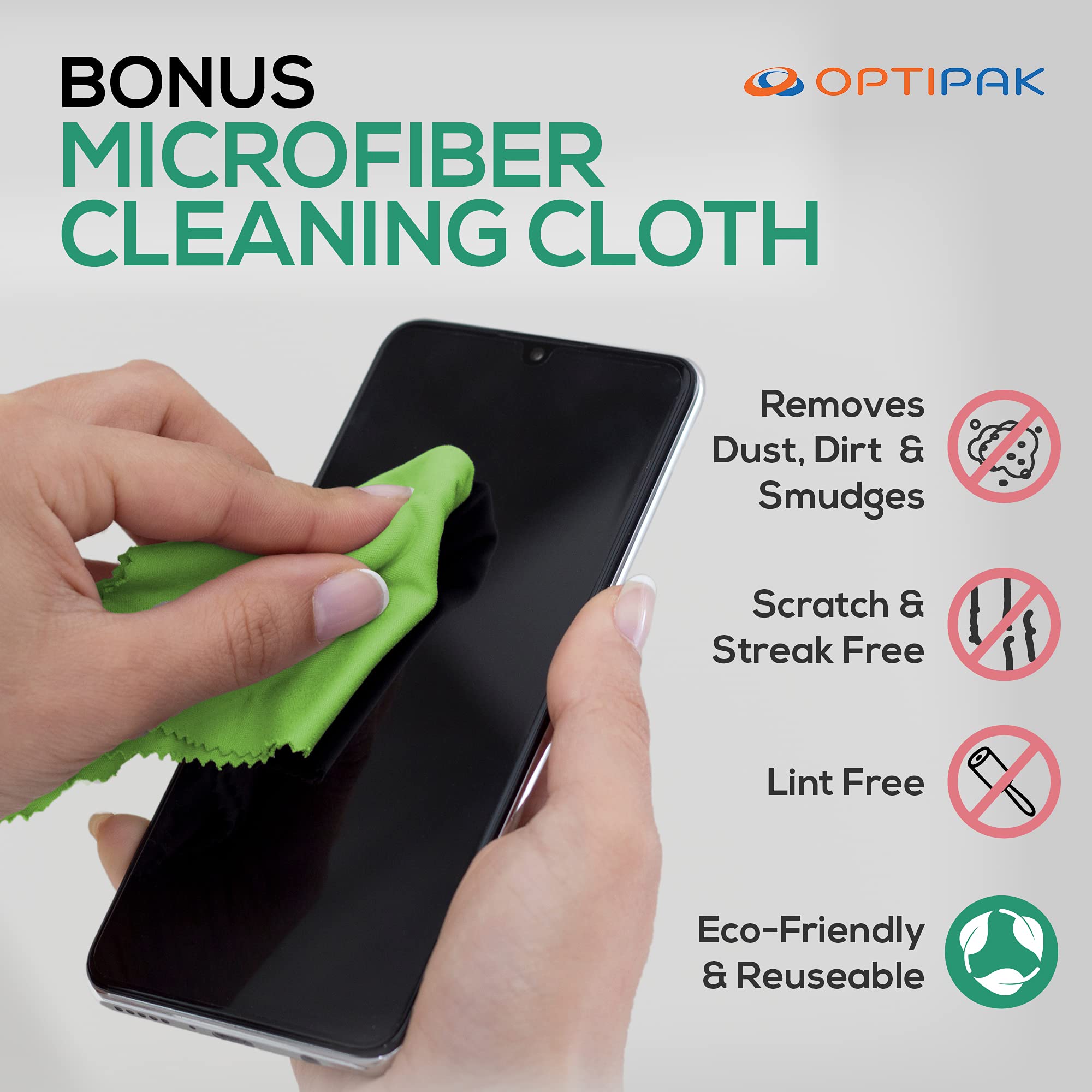 Durable Hard Shell Glasses Case | Eco-Friendly Eyewear Protector with Microfiber Cleaning Cloth | Travel-Friendly Brushed Eyeglass Holder | Perfect for Travel, Work & Daily Use