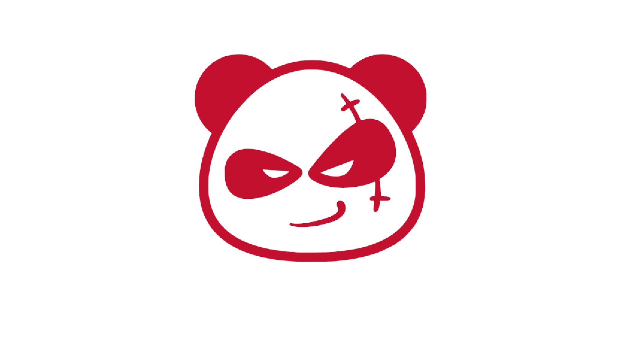 Bad Panda Vinyl Sticker Decals - Pack of 2 (4