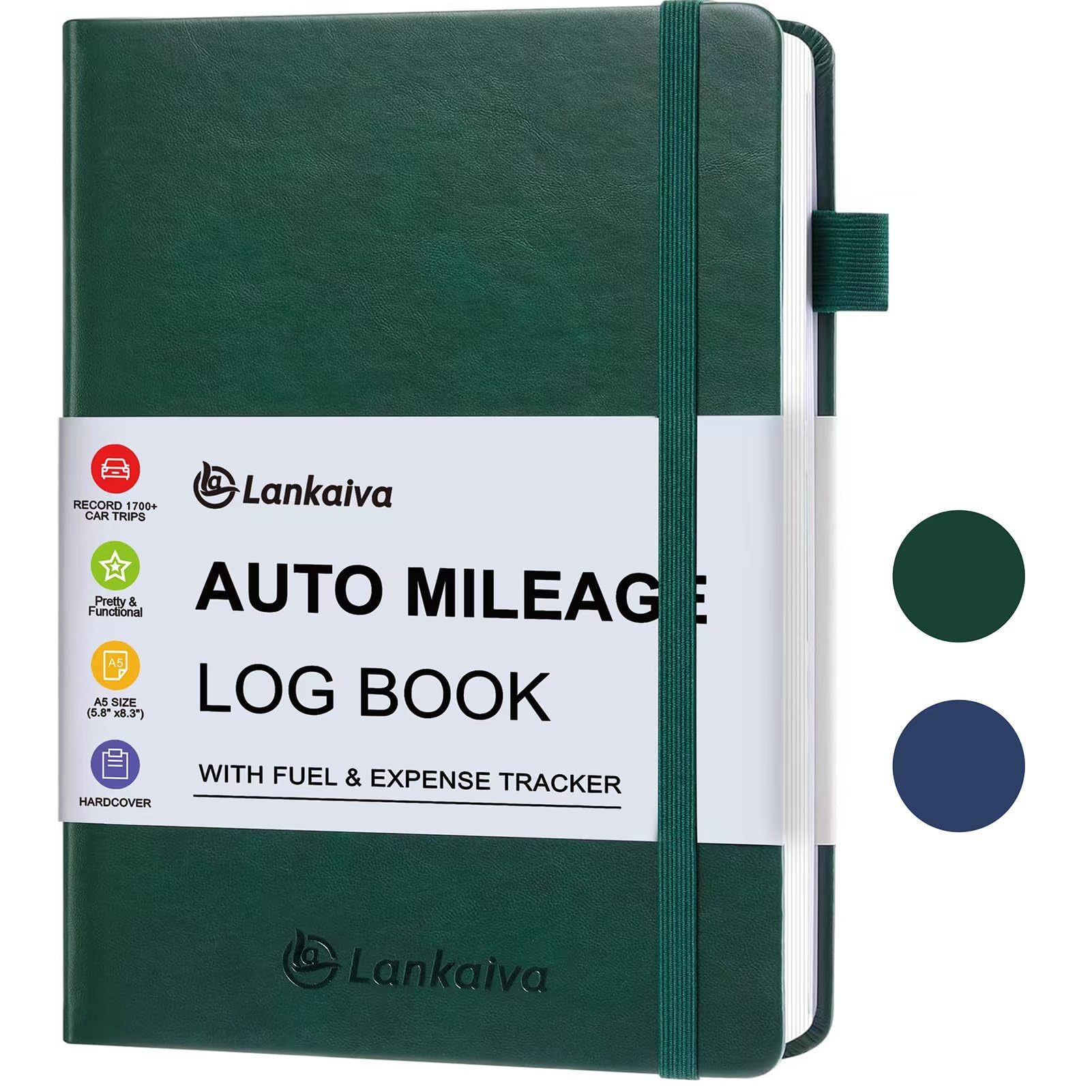 Car Mileage Log Book - Vehicle Maintenance Tracker for Gas, Expenses, Repairs & Tax Deductions | 1768 Rides Record | Perfect for Uber/Lyft Drivers, Fleet Management & Personal Car Care