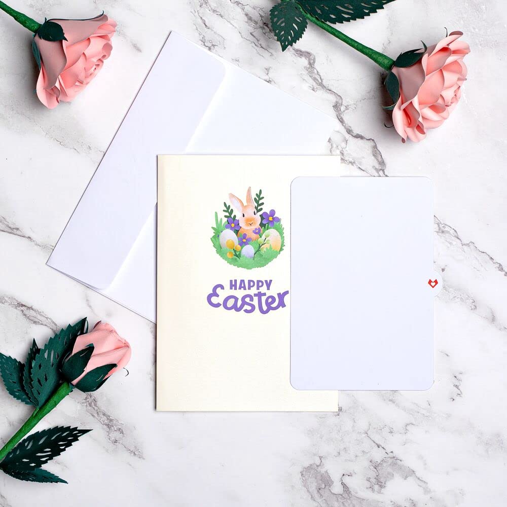 Lovepop 3D Easter Egg Pop-Up Greeting Card - Handcrafted Easter Card for Women - 5