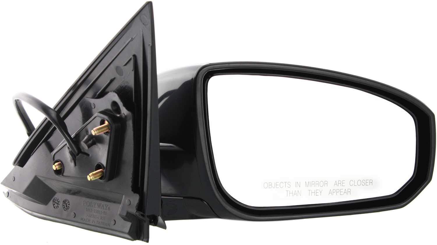 Kool Vue Power Heated Side Mirrors for 2004-2008 Nissan Maxima - Driver & Passenger Side, Paintable - Defrost & Improve Visibility in Cold Weather