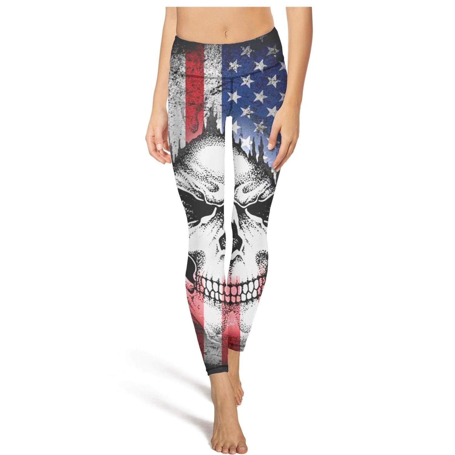 Sugar Skull Yoga Pants for Women - Gym & Running Leggings for Workouts