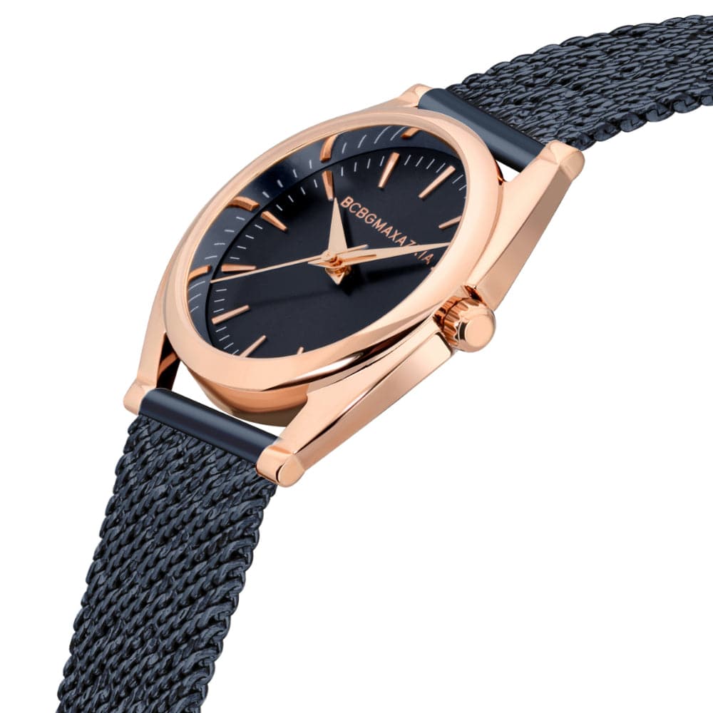 BCBGMAXAZRIA BAWLG2133804 Women's Blue Stainless Steel Watch - Elegant Fashion Timepiece for Work, Party & Everyday Wear