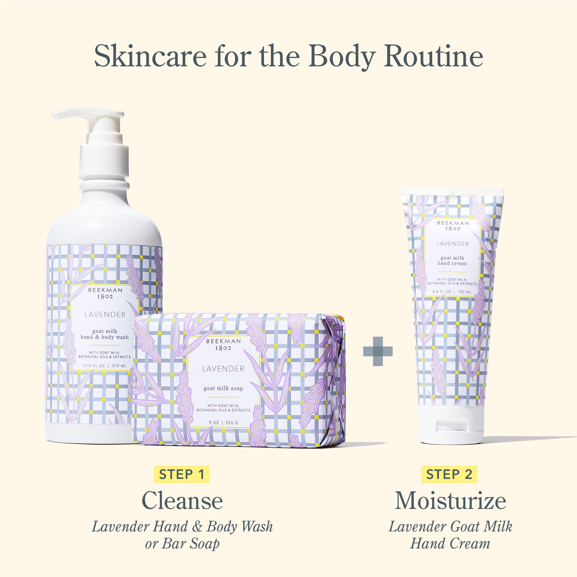 Organic Lavender Goat Milk Hand Cream for Dry Skin - Moisturizing & Nourishing - Perfect for Winter Care, Office Use & Gift Giving