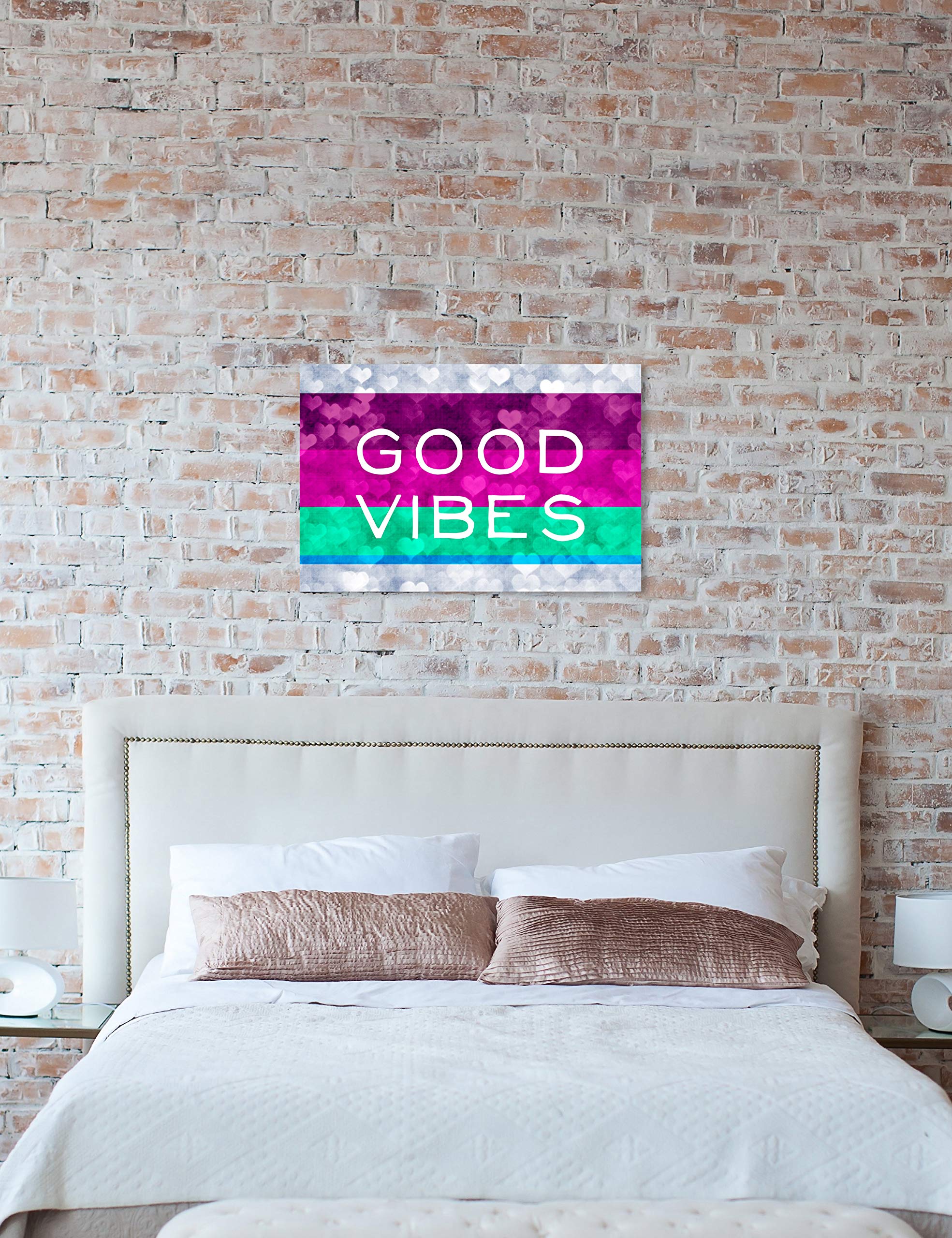 Good Vibes Wall Art Canvas Print - 36