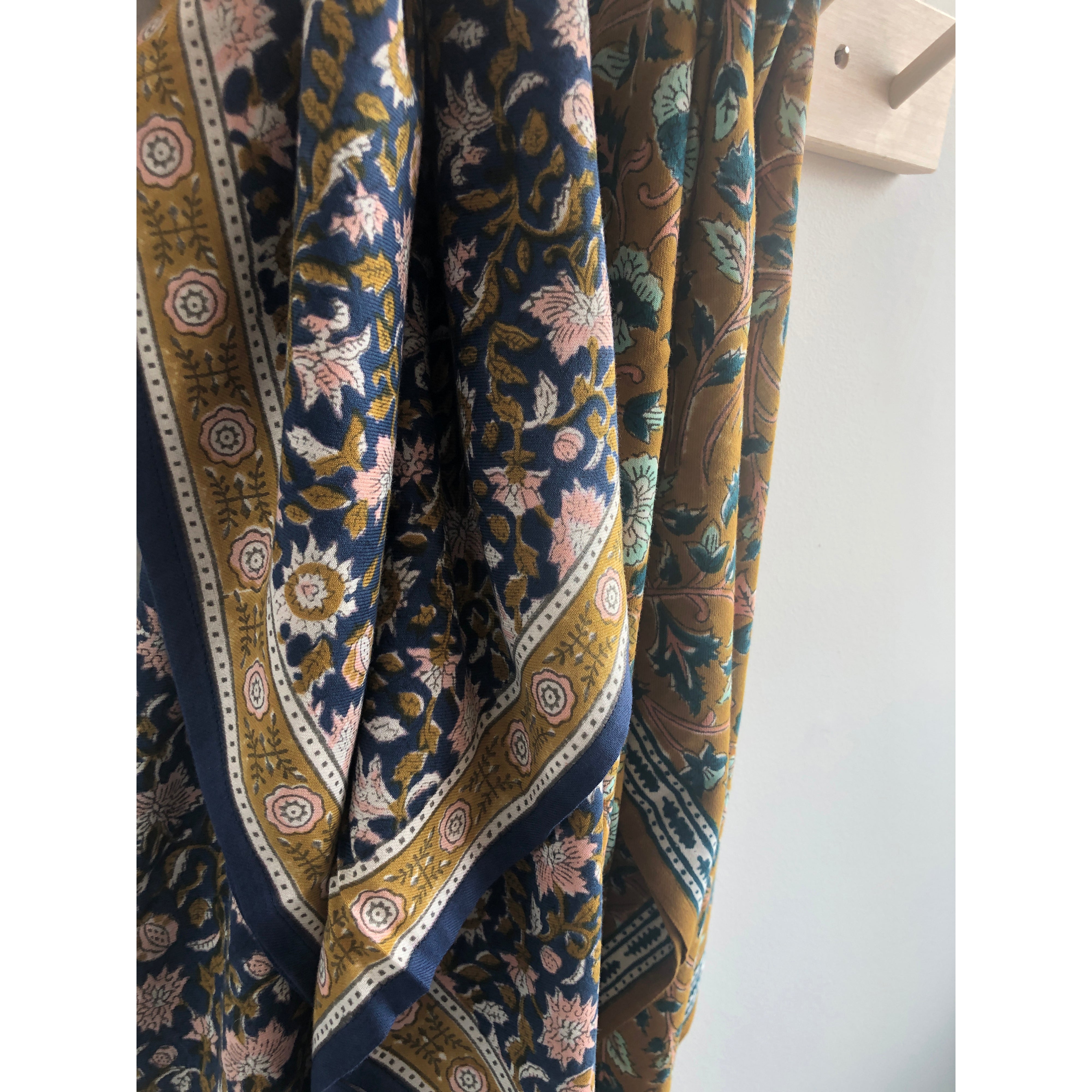 Bonheur du Jour Paris Honey Unique Women's Scarf - Elegant Fashion Accessory for Daily Wear, Office & Special Occasions