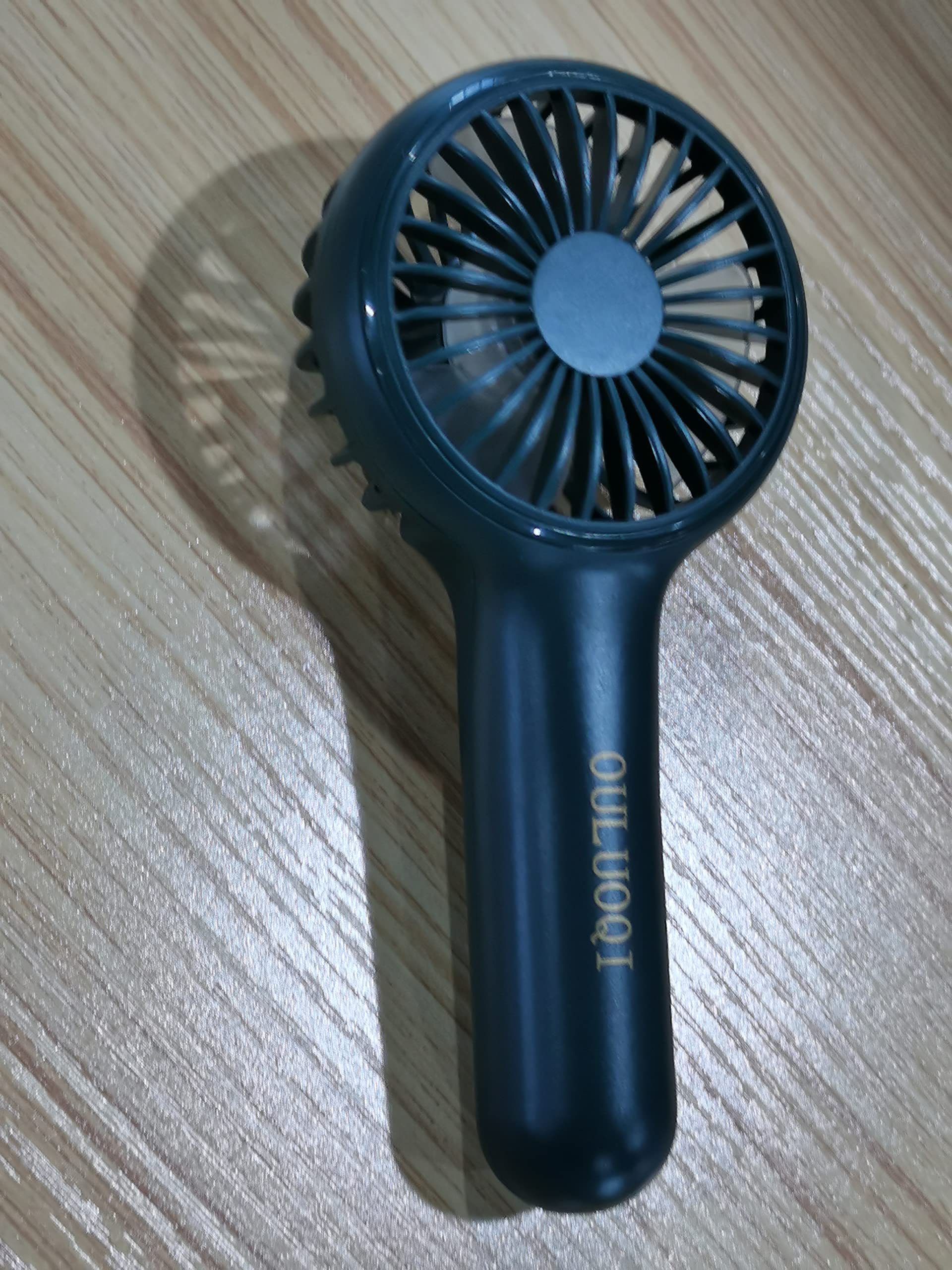 OULUOQI Mini Handheld Fan - USB Rechargeable, 3 Speed Adjustable, Portable Personal Fan with Cute Design | Perfect for Travel, Office, Outdoor & Summer Use