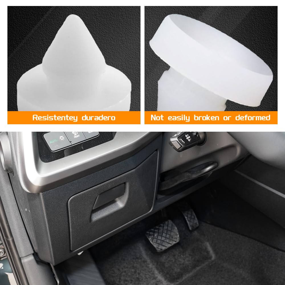 8PCS Brake Switch Stoppers - Car Brake Pedal Stop Pad Replacement 46505-SA5-000 - Compatible with Honda Accord, CR-V, CRX, Crosstour, Element, S2000 - Durable Automotive Clutch Pedal Stopper - Perfect for Smooth Braking & Enhanced Driving Safety