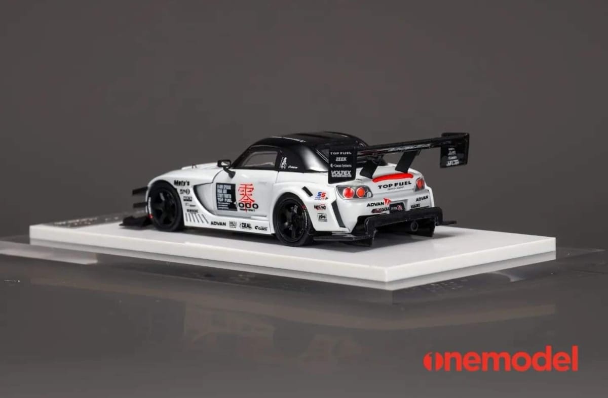 1:64 Scale Honda S2000 Type RR Diecast Model Car - Collectible Top Fuel Racing Replica for Display & Racing Enthusiasts - Perfect for Showcase, Gift Giving & Car Collection Displays
