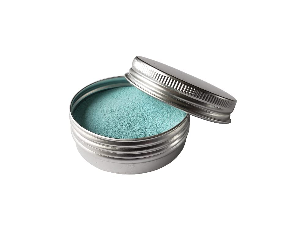 Premium Crushed Turquoise Stone - 1 Ounce Fine Powder for Jewelry Making, Resin Art, and DIY Crafts | Natural Gemstone for Cabochons, Inlays & Decorative Projects
