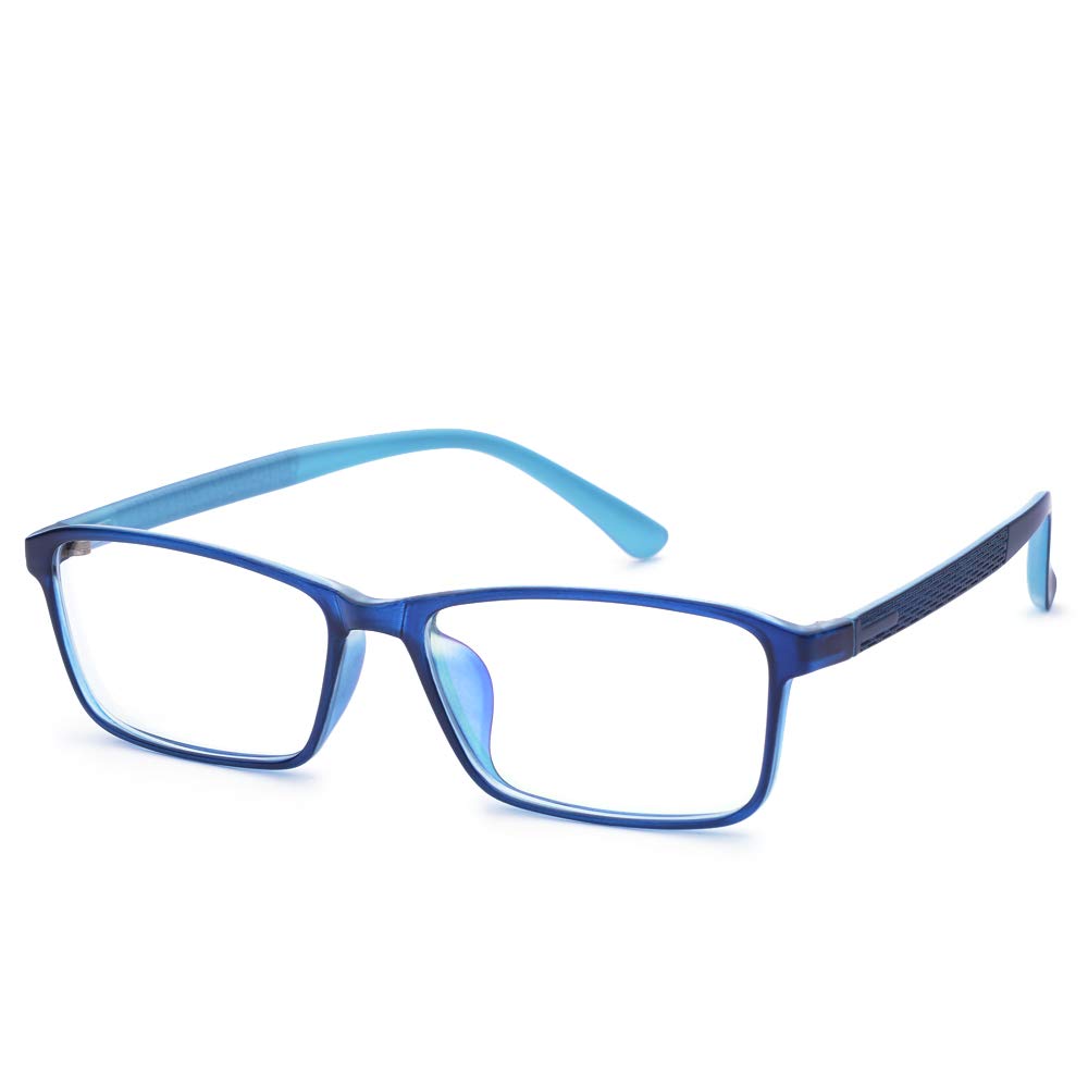 JCERKI Blue Light Blocking Computer Glasses - Anti Eyestrain Reading Glasses for Women & Men, Fashionable & Lightweight for Office, Gaming & Screen Time