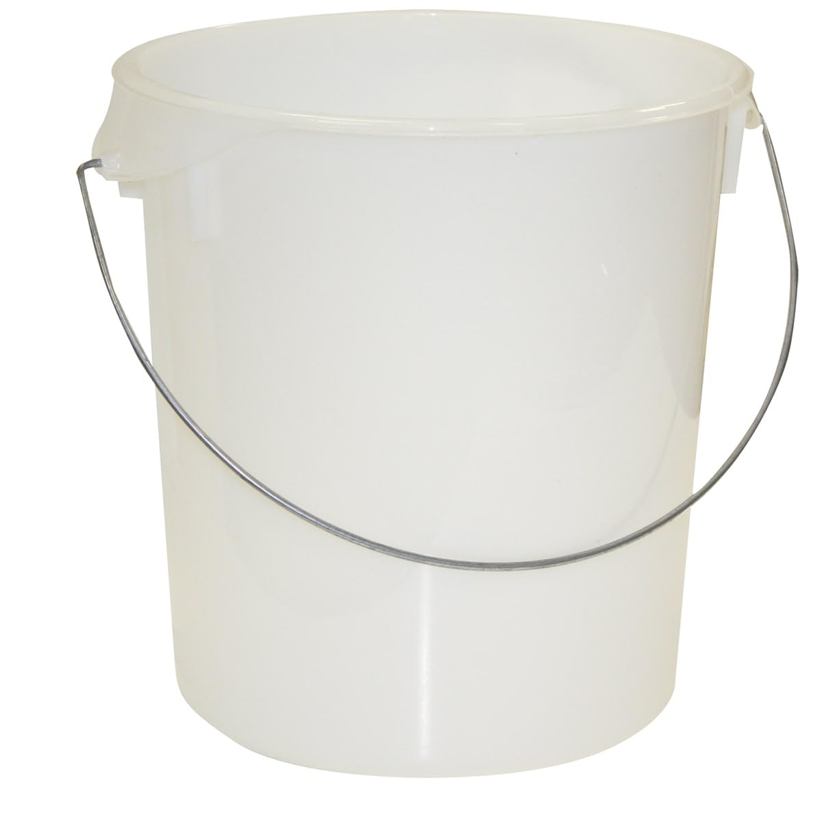 Rubbermaid 22 Quart White Plastic Food Storage Container with Handle - Commercial Grade, BPA-Free, High Temperature Resistant for Wet & Dry Foods - Ideal for Kitchen, Restaurant, Cafeteria, Meal Prep & Bulk Food Storage