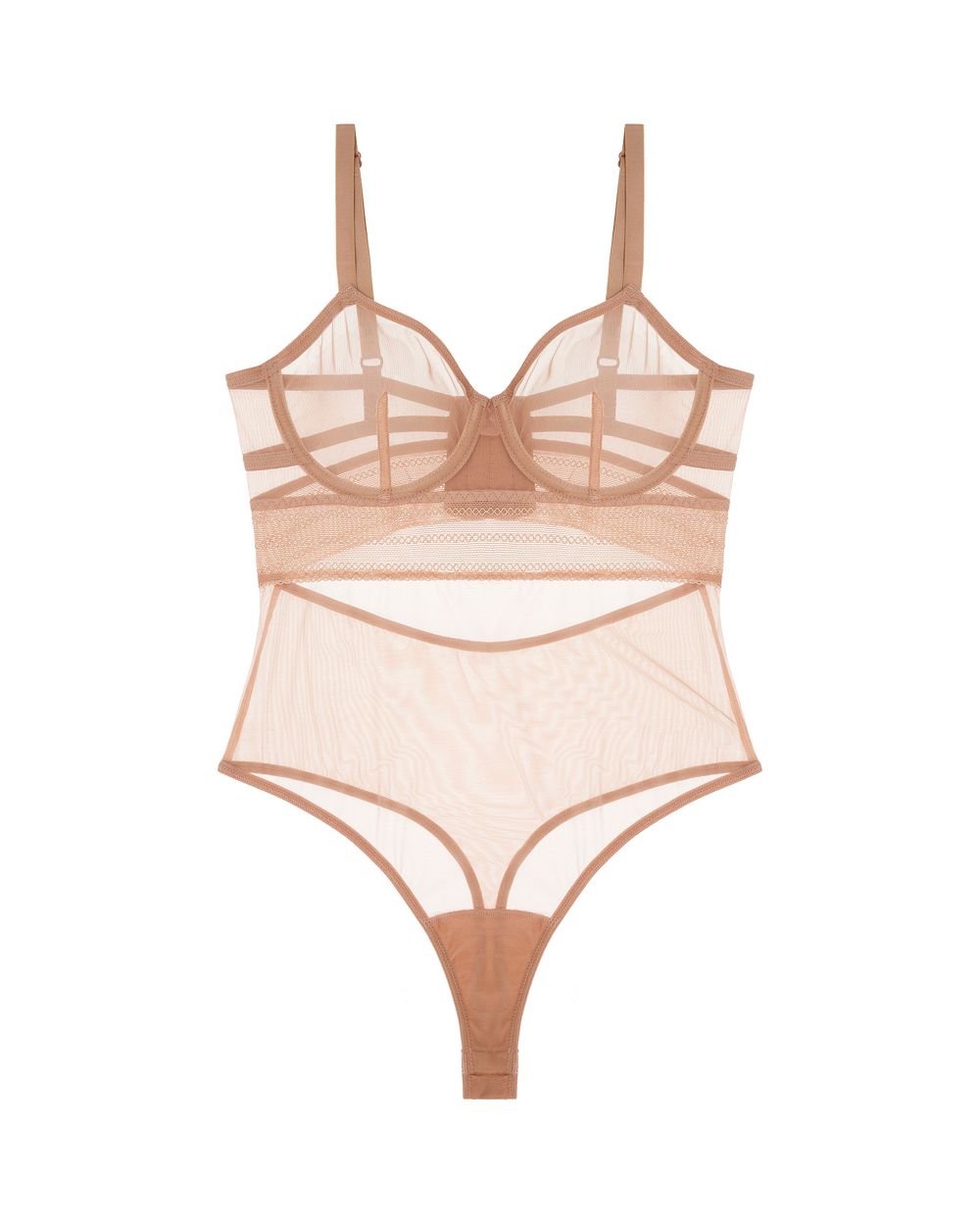 Sexy Bare Underwire Bodysuit for Women - Comfortable Lingerie & Shapewear - Perfect for Date Night, Boudoir Photography & Special Occasions