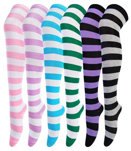 Purple Off-white (6 Pairs)