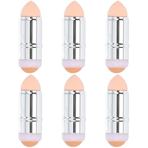 FRCOLOR 6 PCS Cosmetic Sponges - Premium Foundation Blending Sponge, Oil Absorbing Makeup Sponge for Flawless Application - Perfect for Liquid, Powder & Cream Makeup - Great for Professional Makeup Artists & Everyday Beauty Routine