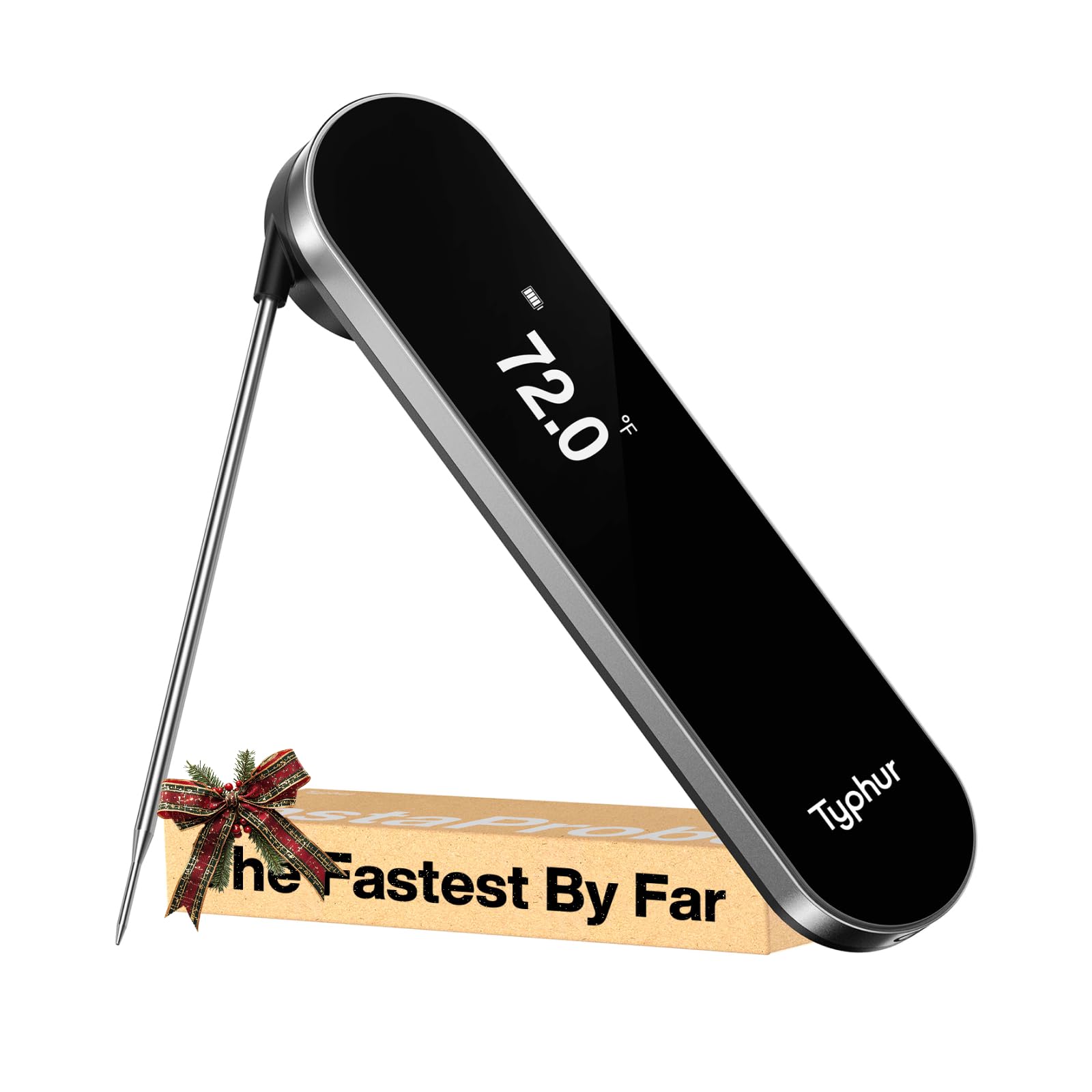 Fast-Reading Professional Digital Meat Thermometer - InstaProbe (<0.6s) with OLED Display, IP67 Waterproof, NSF Certified for Grilling, BBQ, Cooking, Smoking & Home Brewing | Perfect for Outdoor Cooking, Kitchen Use & Food Safety Monitoring