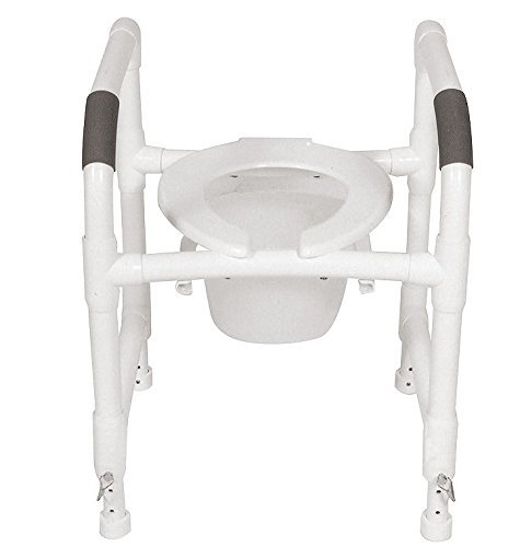 Adjustable Toilet Safety Frame for Elderly & Disabled - Fixed Height Bathroom Assist Rail - Ideal for Seniors, Handicap & Post-Surgery Recovery - Home Medical Equipment for Safe Toilet Use