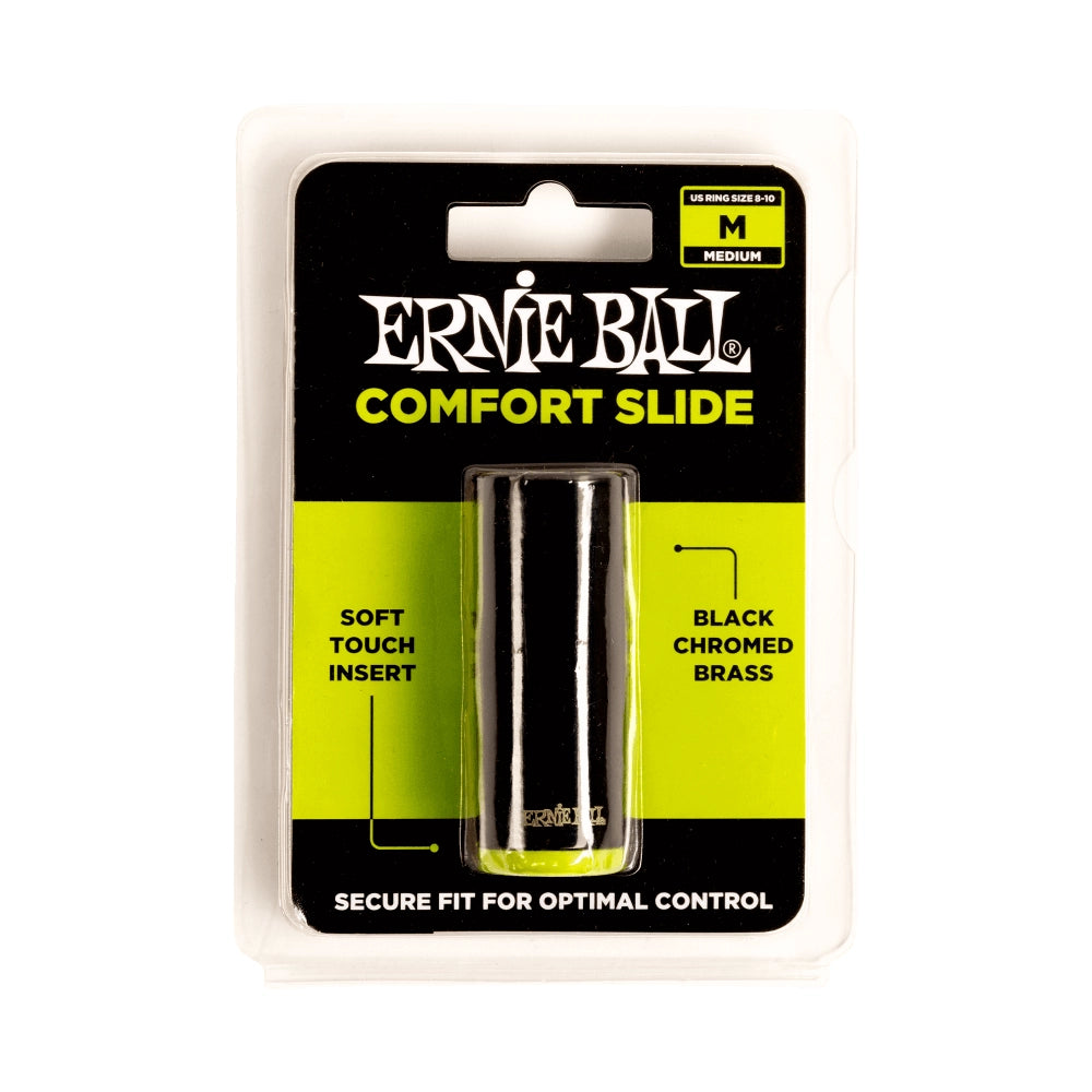 Ernie Ball Comfort Guitar Slide Medium - Premium Glass Slide for Electric & Acoustic Guitars - Perfect for Blues, Rock & Slide Guitar Playing