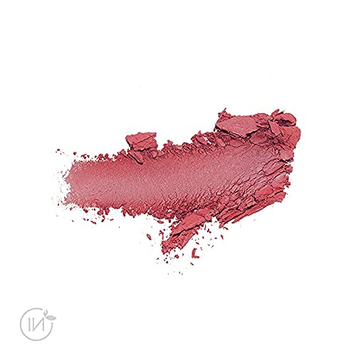 100% Natural Vegan Blush - Gluten Free, Paraben Free, Oil-Free Mineral Makeup | Cruelty-Free & Made in Canada | 3g (Fantastic Rose, Shimmering Pink) | Perfect for Everyday Wear & Special Occasions