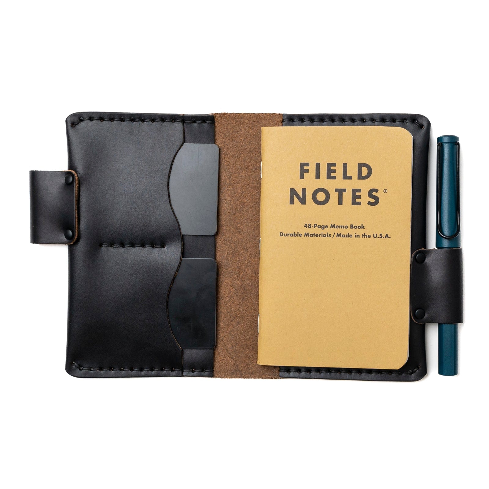 Premium Genuine Leather Field Notes Cover - Handmade, Durable & Stylish for Journaling, Travel & Everyday Use
