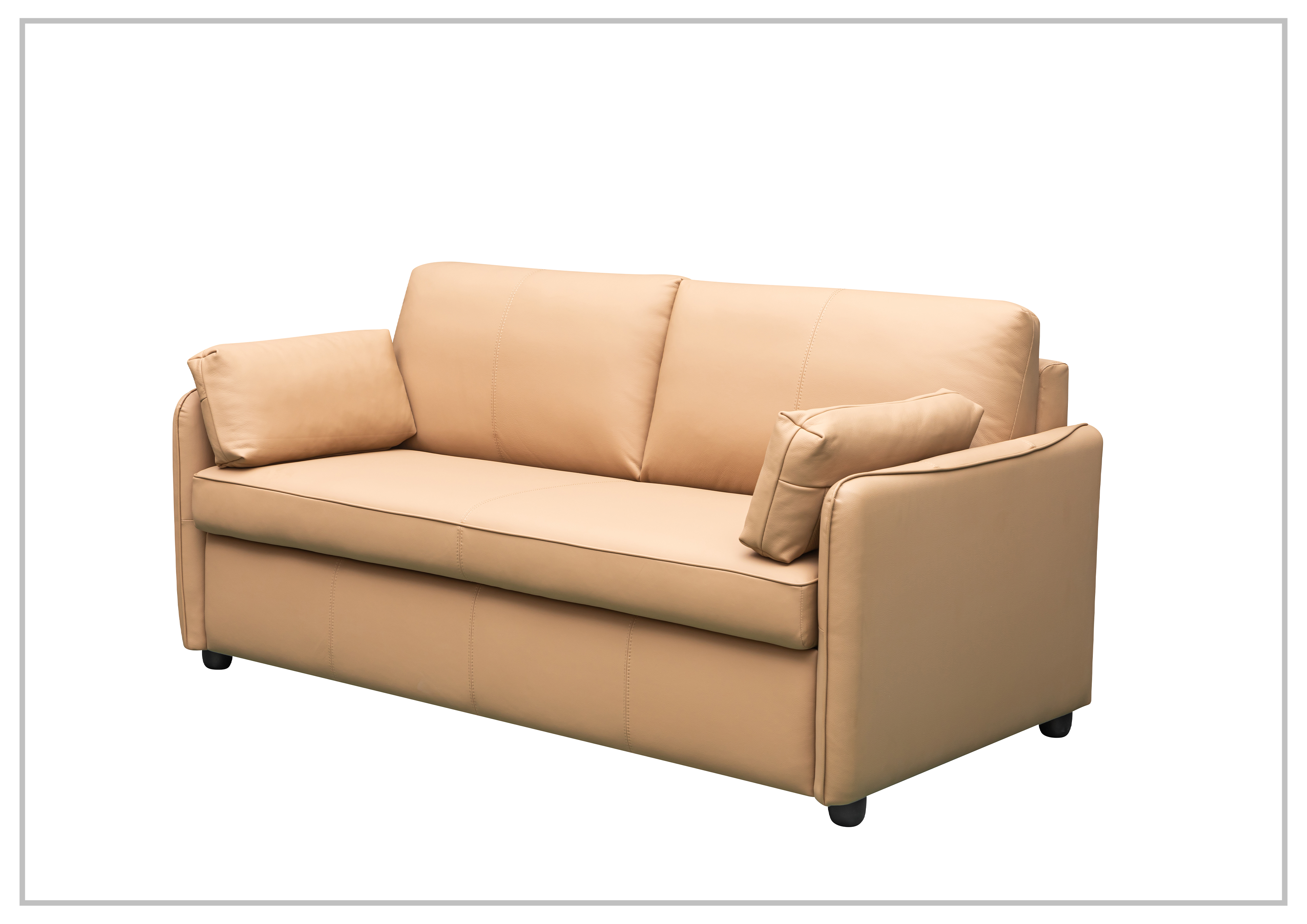 Gio Italia New York Queen Size Fabric Sleeper Sofa with Memory Foam - Affordable Convertible Sofa Bed for Small Spaces, Guest Rooms & Apartments