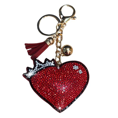 Red Heart With Crown (Gold)