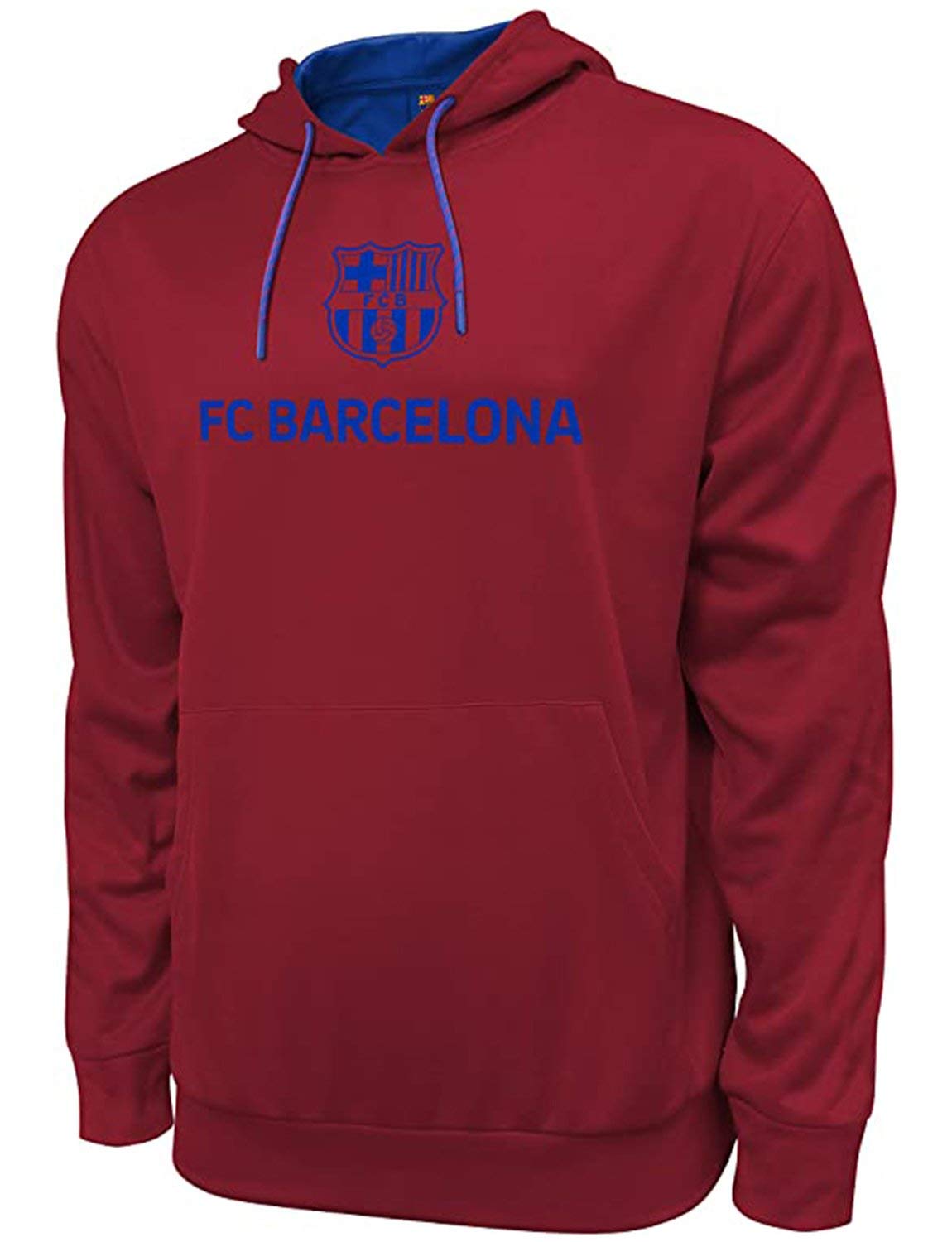 Icon Sports Men's FC Barcelona Messi Hyper Outline Soccer Hoodie - Comfortable Pullover Sweatshirt for Casual Wear, Sports Events & Fan Apparel