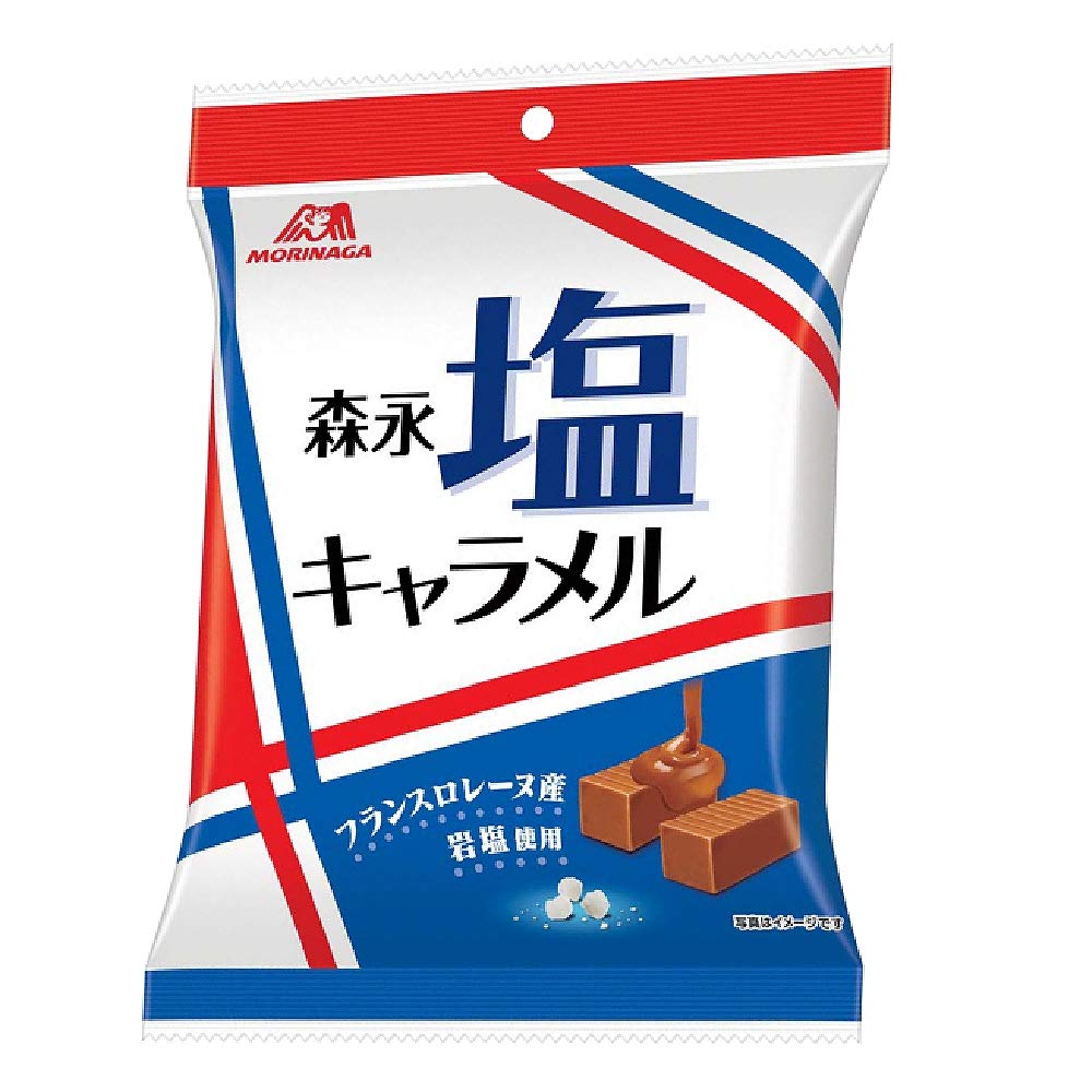 Morinaga Salt Caramel Candy Bags 92g (6-Pack) – Perfect for Snacking, Gifts & Office Treats