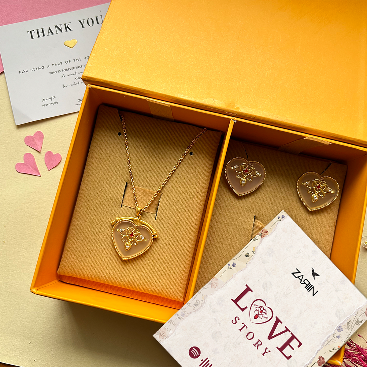 Romantic Affairs of the Heart Gift Box - Perfect for Valentine's Day, Anniversaries & Couples Gifts